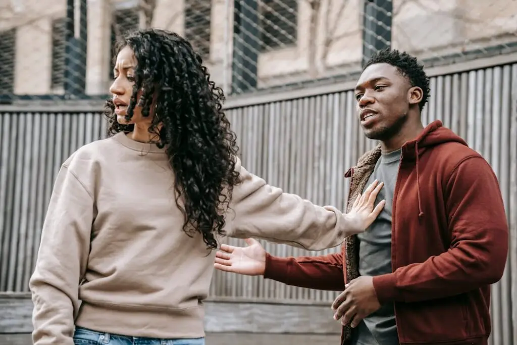Bad Behavior Man and Woman Arguing. Why Can Bro Code Harm Women